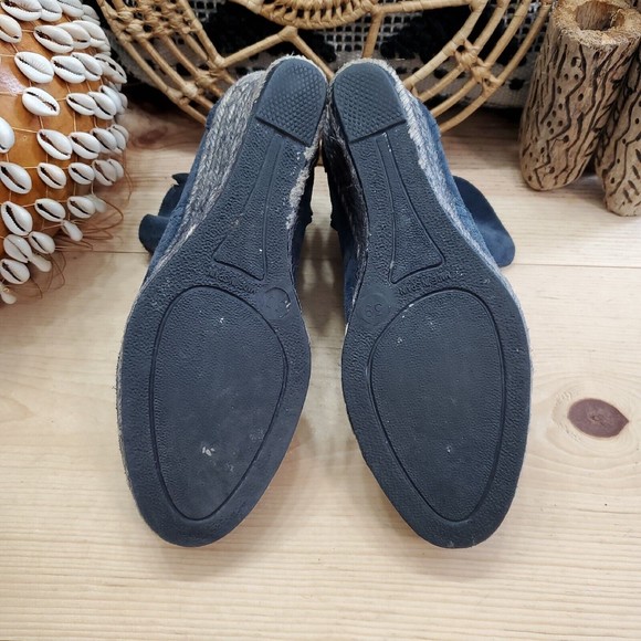 Anthropologie HOLDING HORSES Mamba Boots Booties Espadrille Wedge Suede 8.5/39 - Picture 12 of 13
